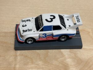 Faller/Aurora AFX BMW 320i Gr. 5 weiss #3 mit Fahrlicht