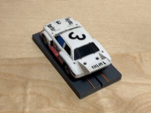 Faller/Aurora AFX BMW 320i Gr. 5 weiss #3 mit Fahrlicht