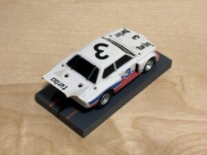 Faller/Aurora AFX BMW 320i Gr. 5 weiss #3 mit Fahrlicht