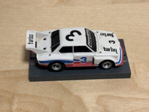 Faller/Aurora AFX BMW 320i Gr. 5 weiss #3 mit Fahrlicht