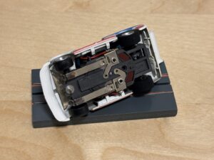 Faller/Aurora AFX BMW 320i Gr. 5 weiss #3 mit Fahrlicht