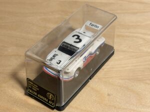 Faller/Aurora AFX BMW 320i Gr. 5 weiss #3 mit Fahrlicht