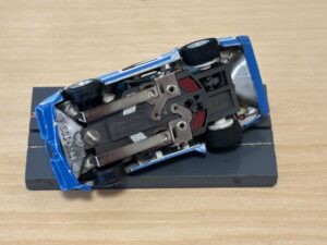 Faller/Aurora AFX Pontiac Firebird weiss mit Licht