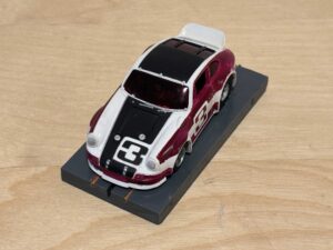 Faller/Aurora AFX Porsche Carrera Bordeaux/Schwarz #3