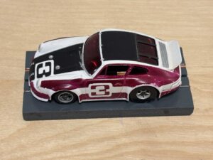 Faller/Aurora AFX Porsche Carrera Bordeaux/Schwarz #3