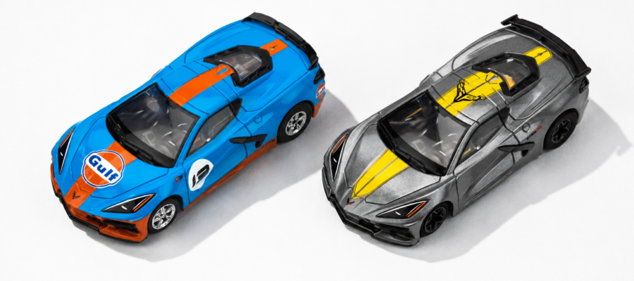 AFX Racing Corvette C8 Gulf & Hypersonic Grey