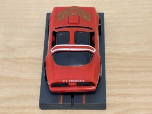 Tomy AFX Pontiac Firebird rot mit Bulldog-Chassis