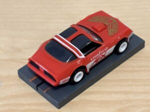 Tomy AFX Pontiac Firebird rot mit Bulldog-Chassis