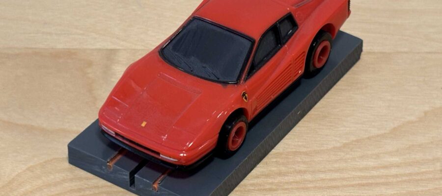 Tomy AFX Ferrari Testarossa mit Bulldog-Chassis