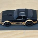 Tomy AFX Pontiac Firebird schwarz "AFX" mit Bulldog-Chassis