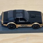 Tomy AFX Pontiac Firebird schwarz "AFX" mit Bulldog-Chassis