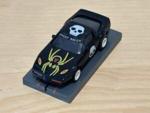 Tomy AFX Corvette Ghost Rider Corvette schwarz mit BDR Chassis