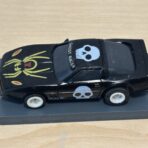 Tomy AFX Corvette Ghost Rider Corvette schwarz mit BDR Chassis