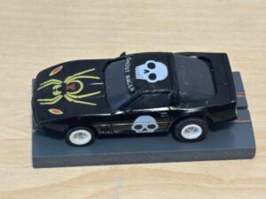 Tomy AFX Corvette Ghost Rider Corvette schwarz mit BDR Chassis