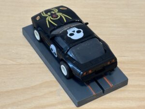 Tomy AFX Corvette Ghost Rider Corvette schwarz mit BDR Chassis