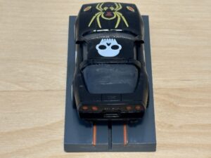Tomy AFX Corvette Ghost Rider Corvette schwarz mit BDR Chassis