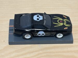 Tomy AFX Corvette Ghost Rider Corvette schwarz mit BDR Chassis
