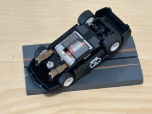 Tomy AFX Corvette Ghost Rider Corvette schwarz mit BDR Chassis