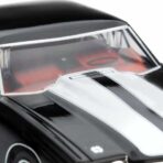 AFX 22118 1970 Chevelle LS6 S454 Black/White