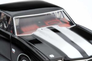 AFX 22118 1970 Chevelle LS6 S454 Black/White