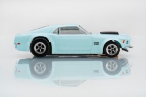 AFX 22139 1970 Mustang Boss 429 Pastel Blue